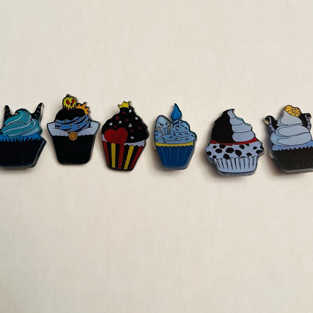Disney-Inspired Villain Acrylic Brooches set of 6